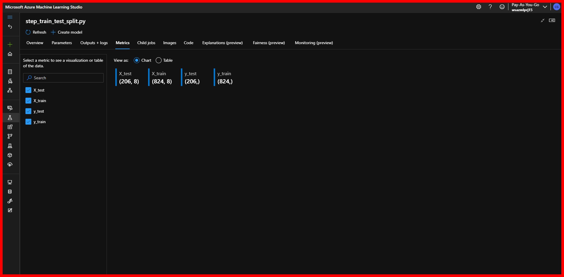 AzureML Pipeline Step Metrics